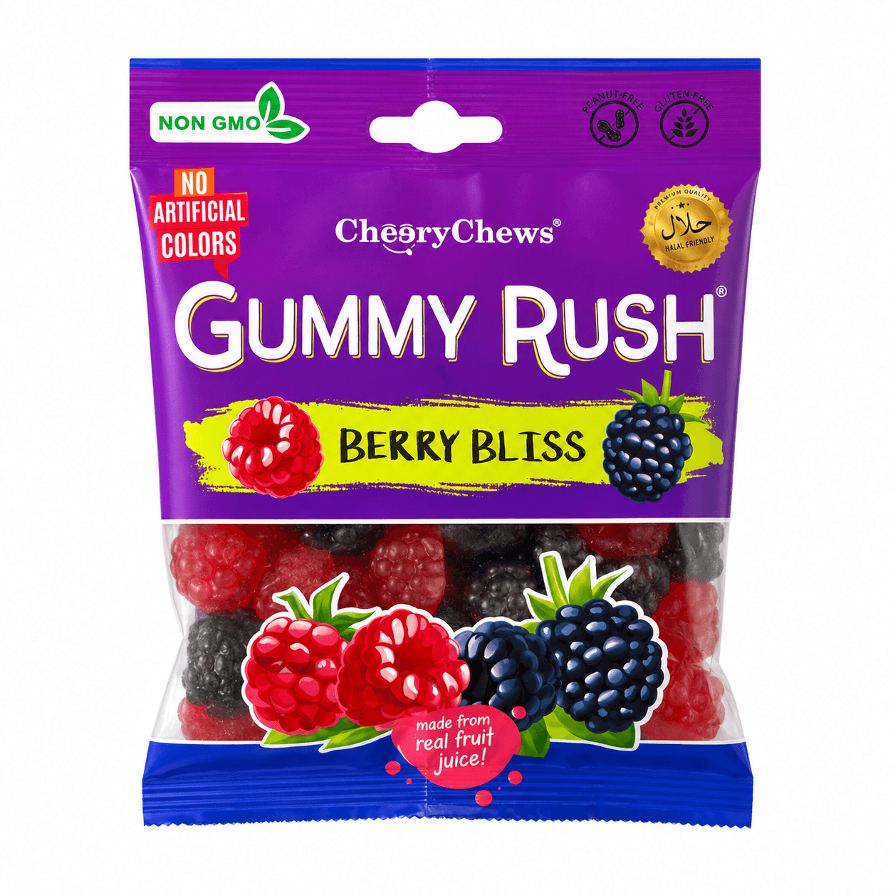 CheeryChews Gummy Rush Berry Bliss