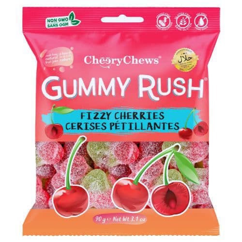 Gummy Rush Fizzy Cherries