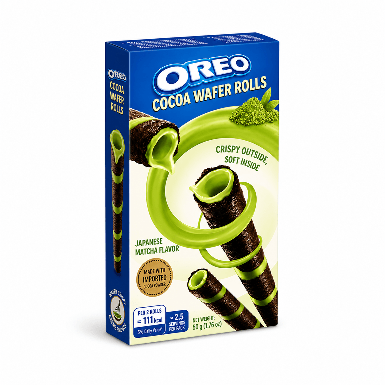 Oreo Coco Crisp Rolls Matcha