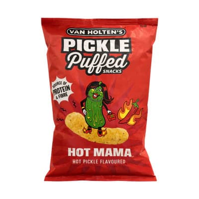 Van Holtens Pickled Puffed Snacks Hot Mama